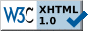 Valid XHTML 1.0 Strict